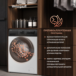 Превью картинка Стиральная машина с фронтальной загрузкой Weissgauff WM 40106 Inverter Steam #9