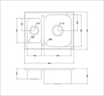 Превью картинка Металлическая мойка EMAR OL-0304 #7