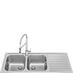 Превью картинка Металлическая мойка Smeg LLR116-2 #2