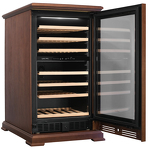 Превью картинка Шкаф винный  Meyvel Винный холодильник (шкаф) компрессорный MEYVEL MV77PRO-KBT2 (Итальянский орех) #2