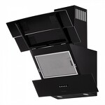 Превью картинка Наклонная вытяжка KRONA INGA 600 black push button #3
