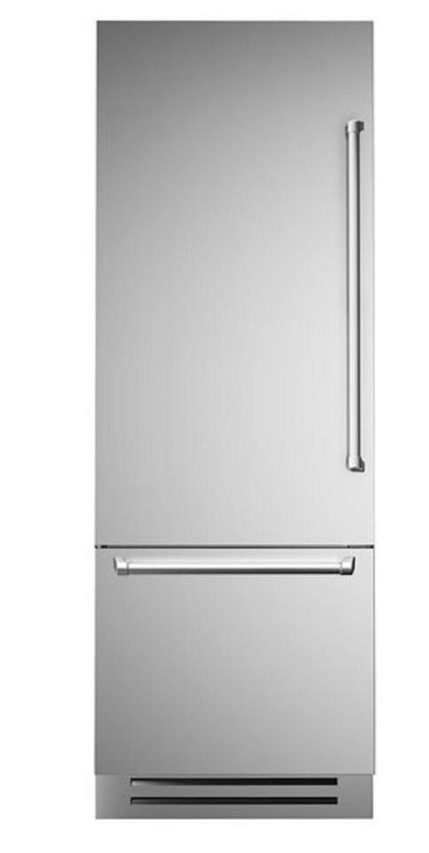 Фото Встраиваемый холодильник с морозильной камерой Bertazzoni REF755BBLXTT