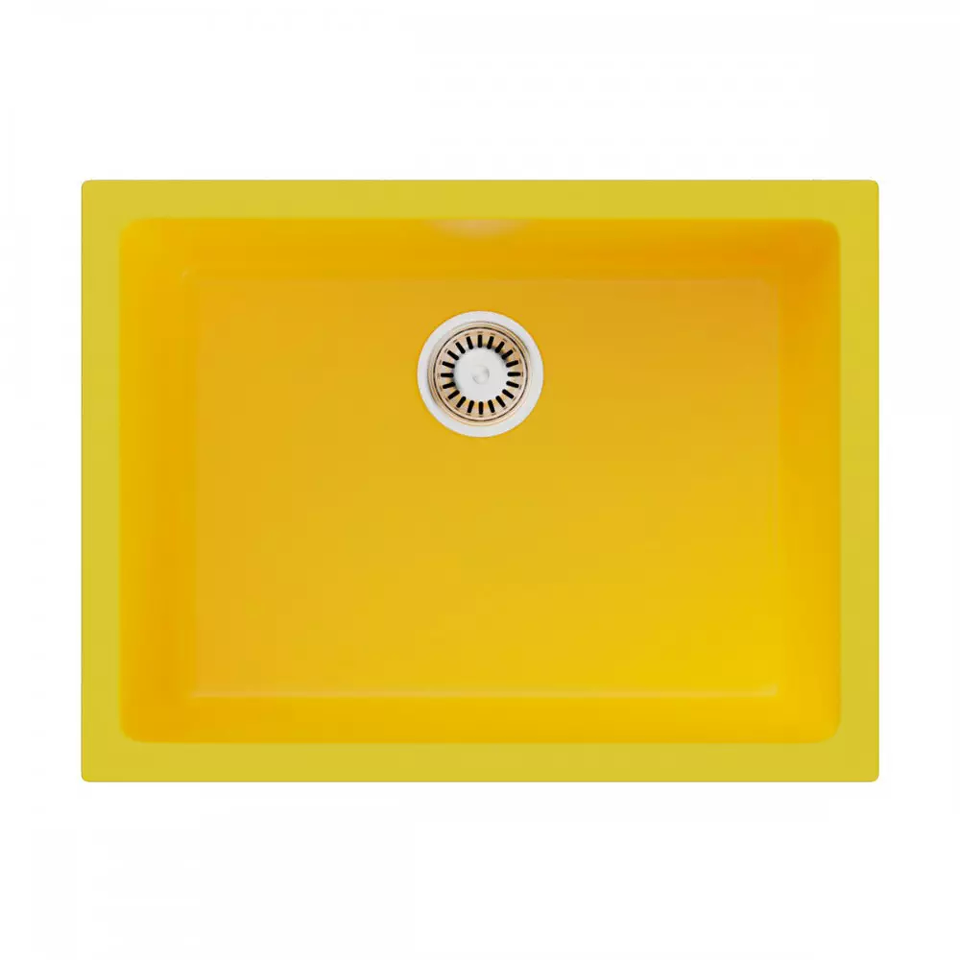 Фото Omoikiri Okinoshima 61-U/I-SL Matt Natceramic/sicilian lemon матовый