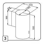 Превью картинка Цилиндрическая вытяжка Maunfeld Lee Side C 39 черный #13