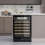 Превью картинка Шкаф винный  Meyvel Винный холодильник (шкаф) компрессорный MEYVEL MV52-KBT1 #5