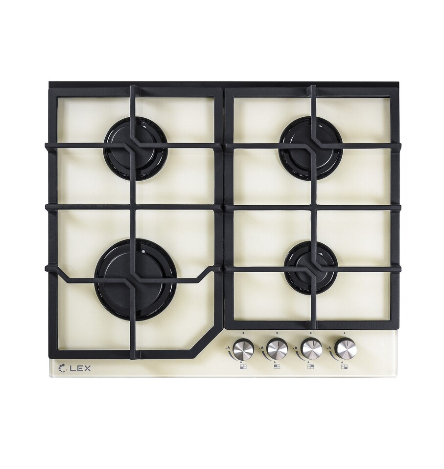 Фото Газовая варочная панель Lex GVG 6042 IV Light Белый антик