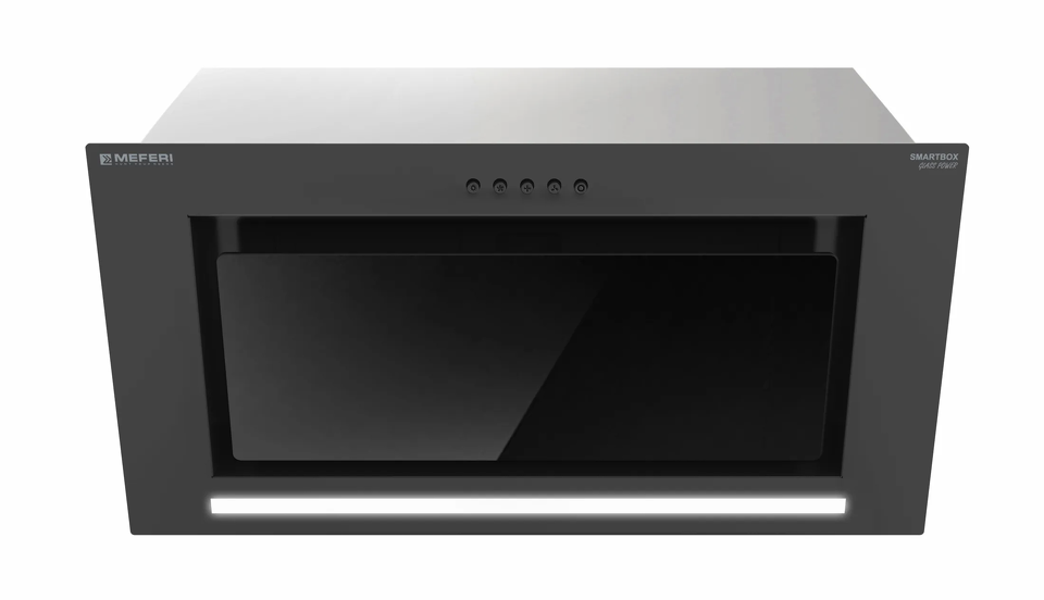 Фото Полновстраиваемая вытяжка Meferi SMARTBOX60BK GLASS POWER