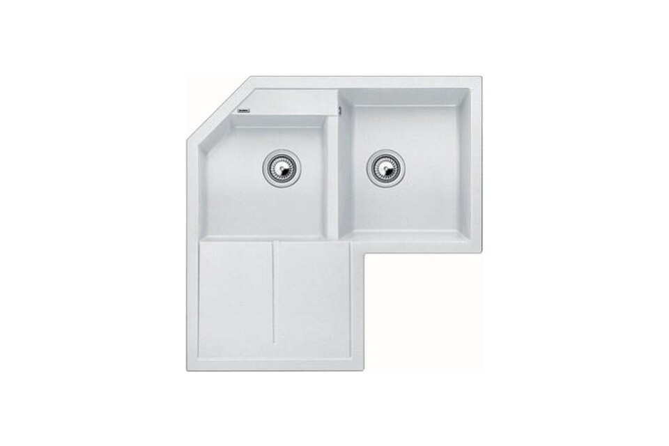 Фото Гранитная мойка Blanсo METRA 9Е SILGRANIT PuraDur белый