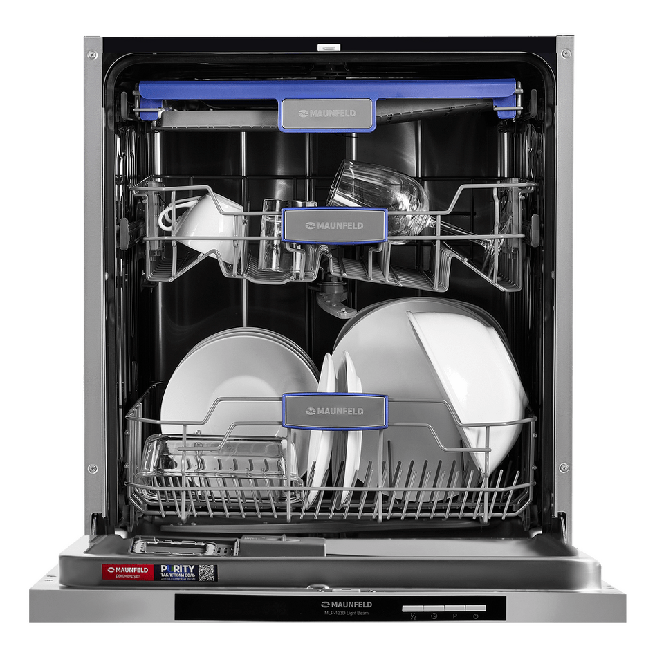 Фото Посудомоечная машина 60см встраиваемая Maunfeld MLP-123D Light Beam
