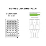 Превью картинка Шкаф винный  Винный холодильник (шкаф) компрессорный Dunavox 48 бут DX-48.130KF #2
