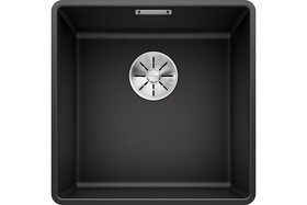 Картинка Blanсo SUBLINE 400-F SILGRANIT  черный с отв.арм. InFino