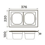 Превью картинка Контейнер Omoikiri DC-04-2-LG #2