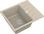 Превью картинка Кварцевая мойка Rivelato RAUM 58 1-чаша 580*500мм beige scuro #2