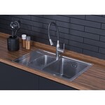 Превью картинка Смеситель для кухни Omoikiri Yatomi-BN латунь/нержавеющая сталь #3