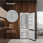 Превью картинка Встраиваемый холодильник с морозильной камерой Weissgauff WRKI 1970 Total NoFrost Inverter Premium EcoFresh Inox #18