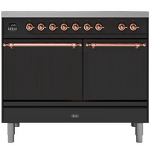 Превью картинка Центр варочный ILVE PD10SQNE3/MGP матовый графит (фурн. медь) #1