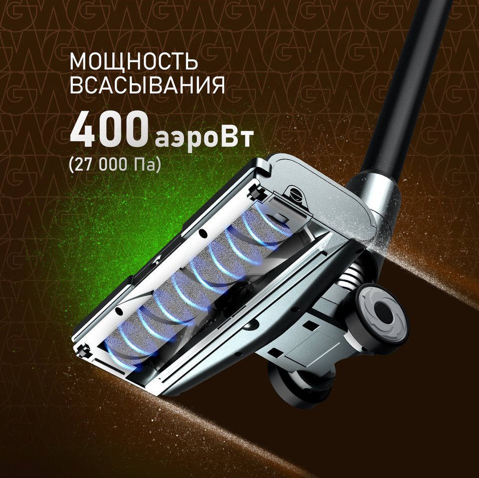 Фото Пылесос Weissgauff V12 BLDC 400 Nero Turbo