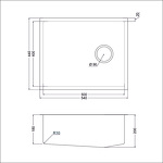 Превью картинка Металлическая мойка EMAR EMB-540(UN) PVD Dark #5