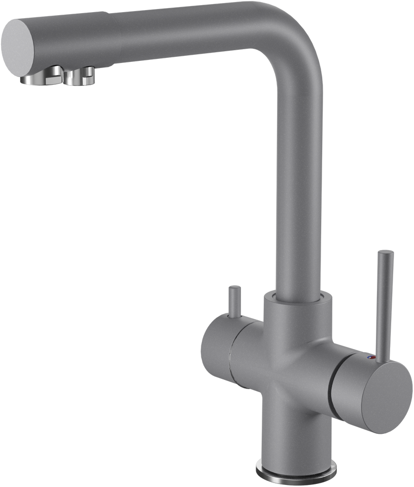 Фото Смеситель для кухни GranFest Z-5423 Темно-серый