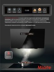 Превью картинка Наклонная вытяжка Miarte Side suction Hood Black 60cm Electric control TFT #2