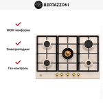 Превью картинка Газовая варочная панель Bertazzoni P755CHERAG #4