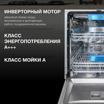 Превью картинка Посудомоечная машина 60см встраиваемая Hyundai HBD 685 #30