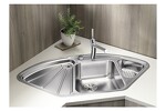 Превью картинка Металлическая мойка Blanсo BLANCODELTA-IF нерж. сталь зерк.полировка с клапаном-автоматом InFino #2