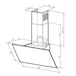 Превью картинка Наклонная вытяжка Lex META GS 600 WHITE воздухоочиститель #12