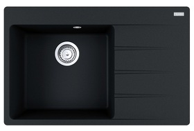 Картинка Franke CENTRO CNG 611/211-78 TL чаша слева черный матовый