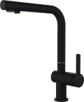 Превью картинка Смеситель для кухни Rivelato ARNO Г-обр. с краном питьевой воды D-35мм nero #1