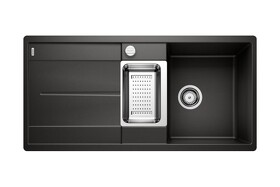 Картинка Blanсo METRA 6 S-F SILGRANIT черный, с клапаном-автоматом