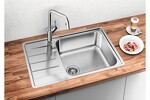 Превью картинка Металлическая мойка Blanсo LEMIS XL 6S-IF Compact полированная нерж.сталь с клапаном-автоматом #2