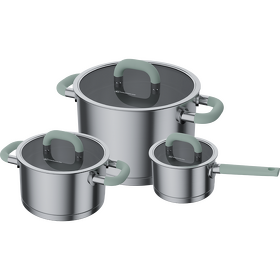 Картинка Omoikiri Набор посуды Takara Set OL olive
