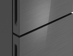 Превью картинка Холодильник с нижней морозилкой Weissgauff WRK 2000 Full NoFrost Inverter Grey Glass #14