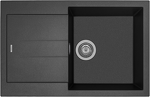 Превью картинка Гранитная мойка Rivelato LUMO 7850 1-чаш 780*500 Nero opaco #1