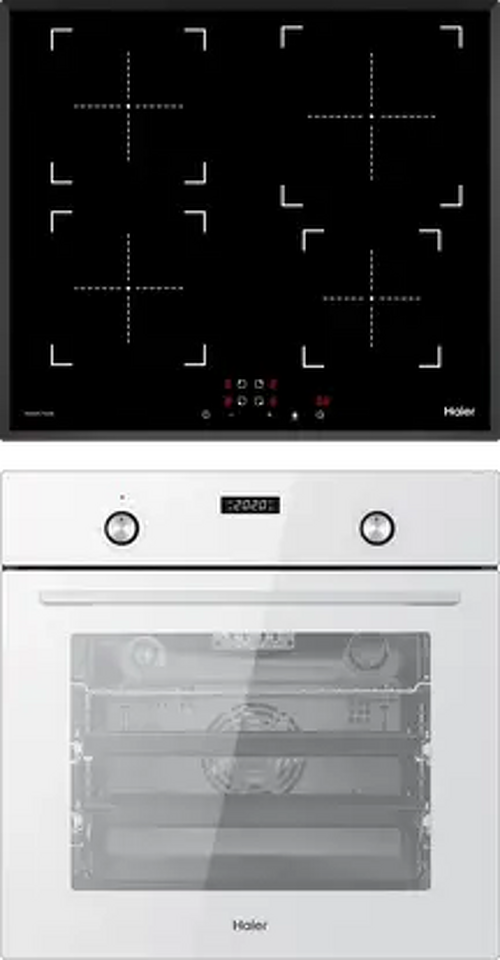 Фото Haier духовой шкаф HOX-P09CGW + индукционная варочная панель HHY-Y64NVB