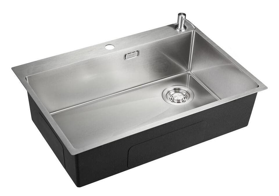 Фото Металлическая мойка EMAR EMB-660(TOP) PVD Nano Satin