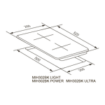 Превью картинка Индукционная варочная панель домино Meferi MIH302BK POWER #11