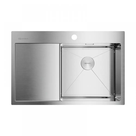 Картинка Omoikiri Akisame 78-R-IN нерж. сталь/нержавеющая сталь