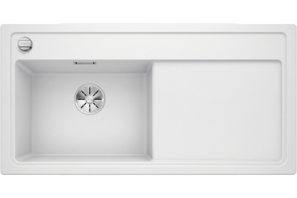 Фото Гранитная мойка Blanсo BLANCO ZENAR XL 6S (чаша слева) SILGRANIT белый с кл.-авт. InFino