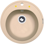 Превью картинка Гранитная мойка Zigmund & Shtain KREIS 505 Топлёное молоко #1