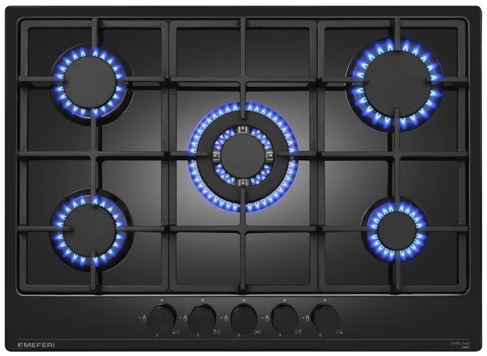 Фото Газовая варочная панель Meferi MGH705BK POWER