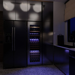 Превью картинка Шкаф винный встраиваемый Meyvel Винный холодильник (шкаф) компрессорный MEYVEL MV89-KSB3 #7