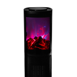 Превью картинка Вентилятор Lex LXCR 1525,обогреватель керамический, с очагом 2000Вт ( черный) #12