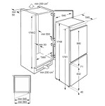 Превью картинка Встраиваемый холодильник с морозильной камерой Lex RBI 201 NF встраиваемый холодильник #15