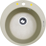 Превью картинка Гранитная мойка Zigmund & Shtain KREIS 480 Речной песок #1