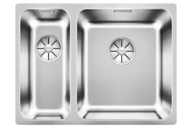 Картинка Blanсo SOLIS 340/180-U чаша справа нерж.сталь полированная с отв. арм. InFino®