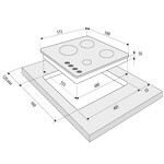 Превью картинка Газовая варочная панель KRONA CALORE 60 WH #10