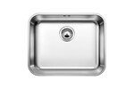 Превью картинка Металлическая мойка Blanсo SUPRA 500-U нерж.сталь полированная с корзинчатым-вентилем #1