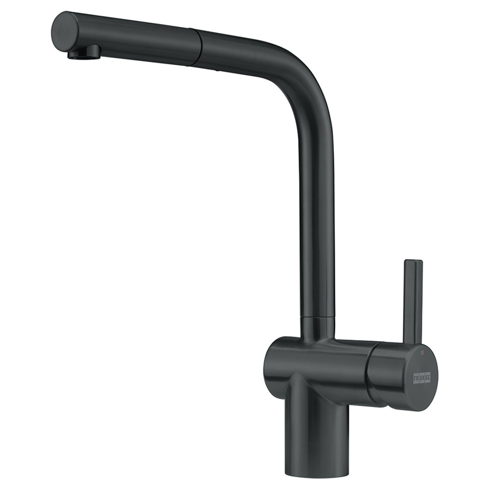 Фото Смеситель для кухни Franke Atlas Neo с выдвижным шлангом черный матовый